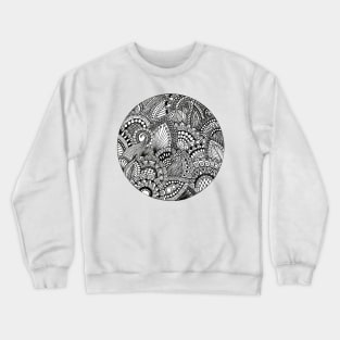 Zentangle circle Crewneck Sweatshirt